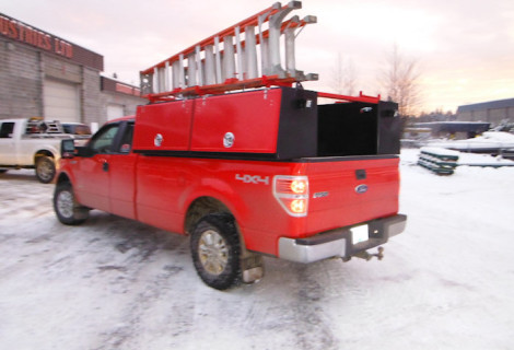 Red Work Truck